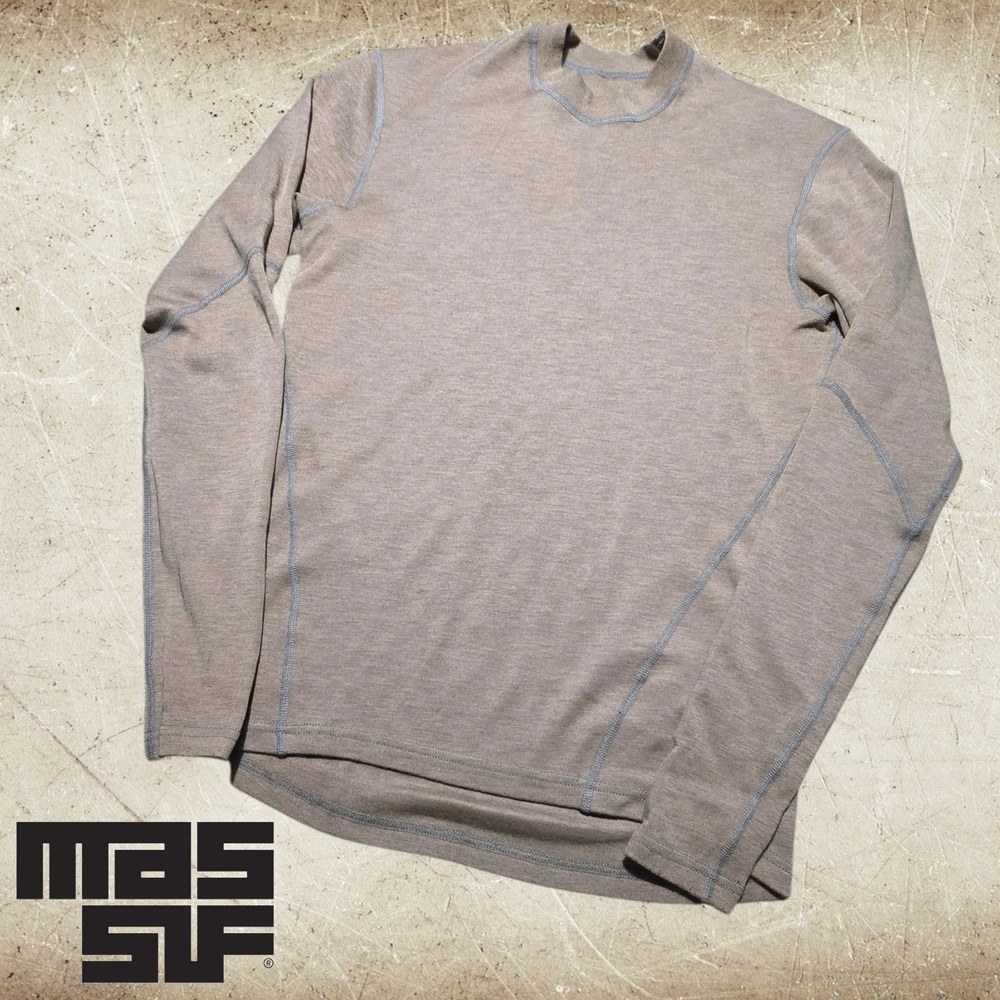 Massif Mens Nomex Flame Resistant Tactical Base Layer Top Tan Small